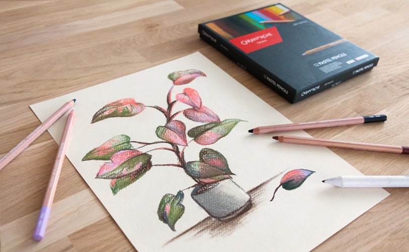 writing of the alphabet with the chromatics divine inkwell and a fountain pen