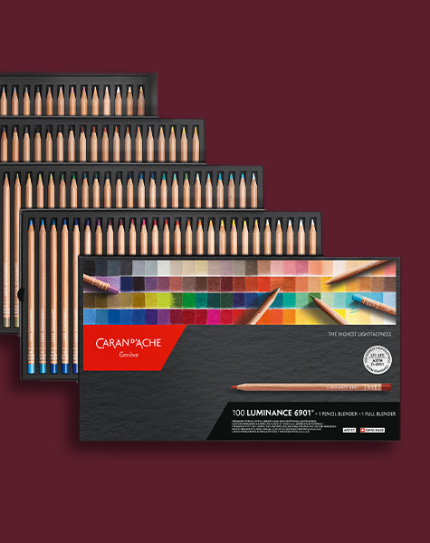 Box of 100 Colours LUMINANCE 6901™ + 2 Blender