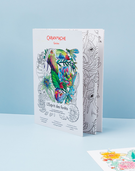 Carnet à colorier FSC™ L'ESPRIT DES FORÊTS