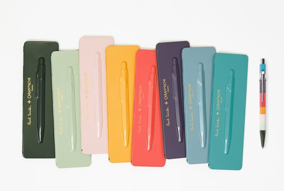 Caran D'Ache Paul Smith Supracolor - Lot De 8 Crayons De Couleur Aquarellables En Édition Exclusive
