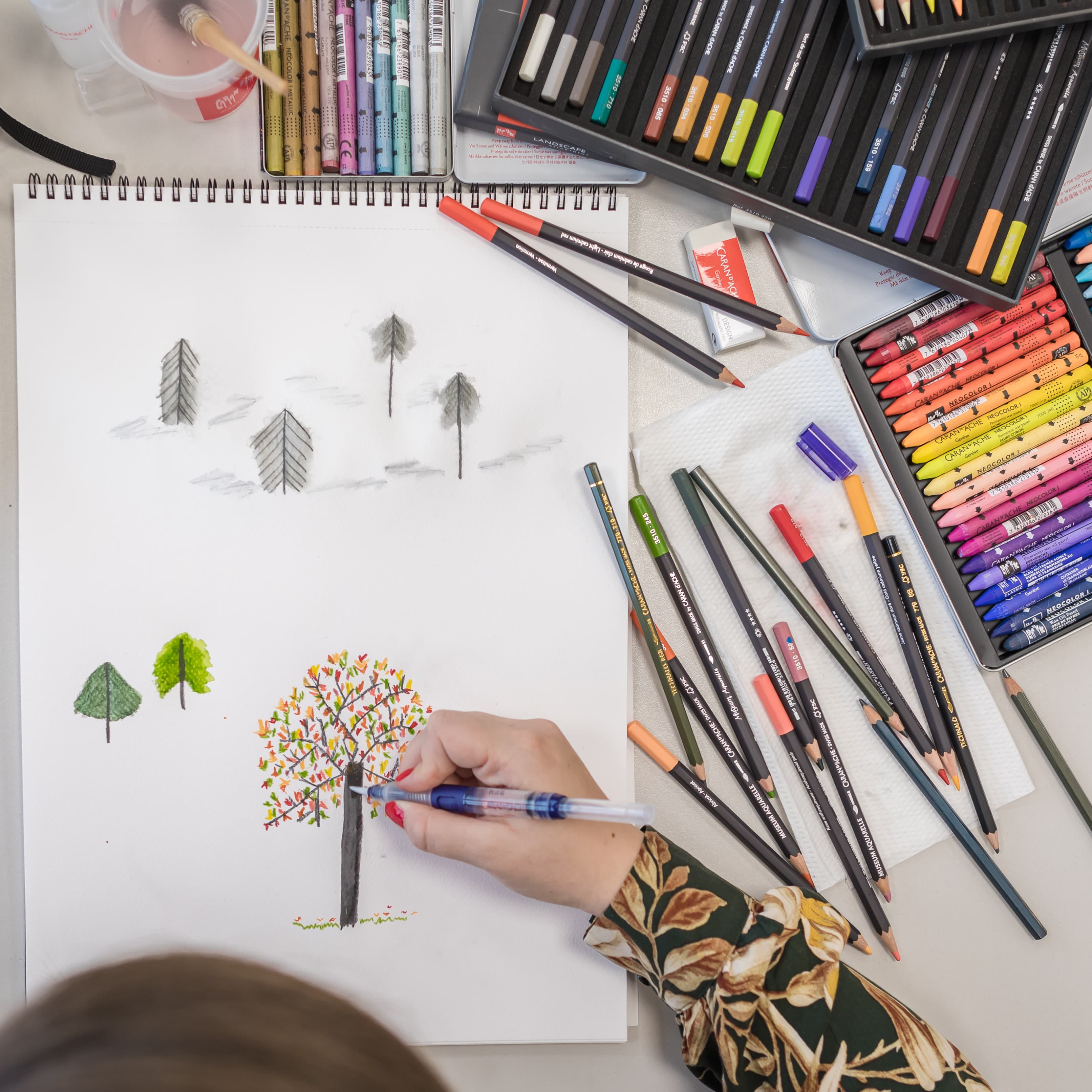 Drawing supplies for beginners | Caran d&rsquo;Ache