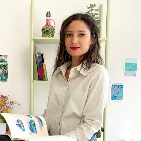 Beya Rebaï : ambassadrice Caran d’Ache pour la ligne Neocolor® II Aquarelle