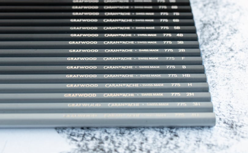 グラファイト鉛筆で描く方法