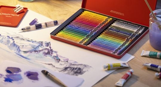 Choosing water-soluble art supplies