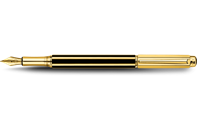 Gold-plated VARIUS CHINA BLACK fountain pen