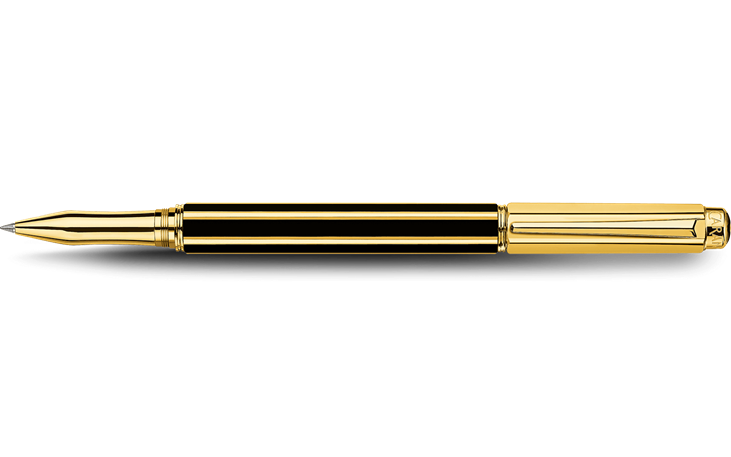 Gold-Plated VARIUS CHINA BLACK Roller Pen | Caran d'Ache US