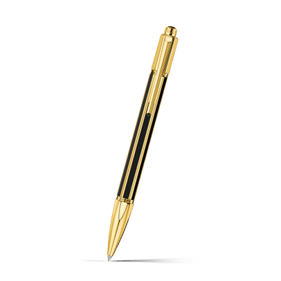 Gold-Plated VARIUS™ CHINA BLACK Ballpoint Pen | Caran d'Ache CH