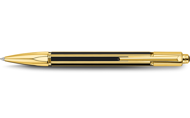Gold-Plated VARIUS™ CHINA BLACK Ballpoint Pen | Caran d'Ache CH