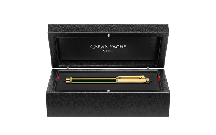 Gold-Plated VARIUS™ CHINA BLACK Ballpoint Pen | Caran d'Ache CH