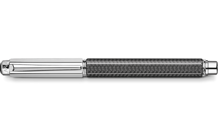 Stylo à Bille Gel En Fibre De Carbone Noir - Écriture Fluide, Design élégant, Cadeau Pratique