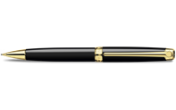 Gold-Plated LÉMAN EBONY BLACK Mechanical Pencil