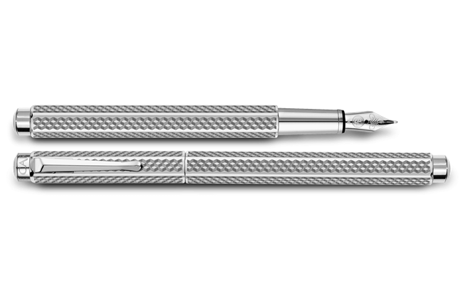 Palladium-Coated ECRIDOR CUBRIK Fountain Pen