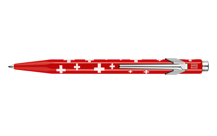 849™ TOTALLY SWISS Ballpoint Pen, with Holder | Caran d'Ache BE