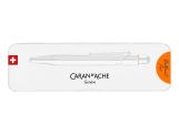 849 POPLINE Fluorescent Orange Ballpoint Pen, with Holder