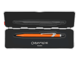 849 POPLINE Fluorescent Orange Ballpoint Pen, with Holder