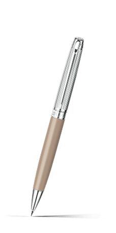 Silver-plated, rhodium-coated LÉMAN BICOLOR CASHMERE mechanical pencil