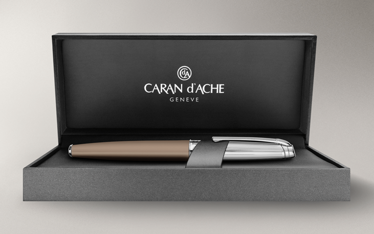 Silver-plated, rhodium-coated LÉMAN BICOLOR CASHMERE mechanical