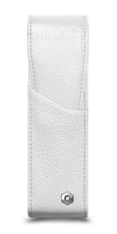 Etui für 2 Schreibgeräte LÉMAN Weiss