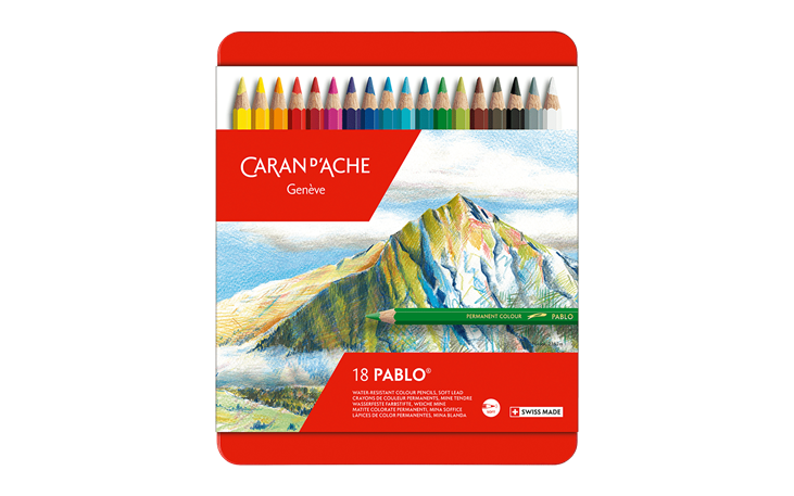 Box of 18 Colours PABLO™ | Caran d'Ache CH