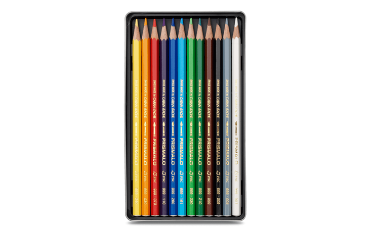Box of 12 Colours PRISMALO™ Aquarelle | Caran d'Ache CH