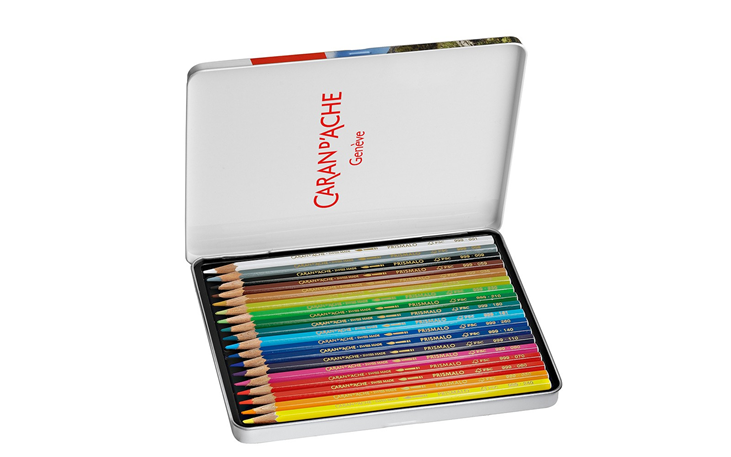 Boîte 18 Couleurs PRISMALO™ Aquarelle Caran d'Ache Suisse