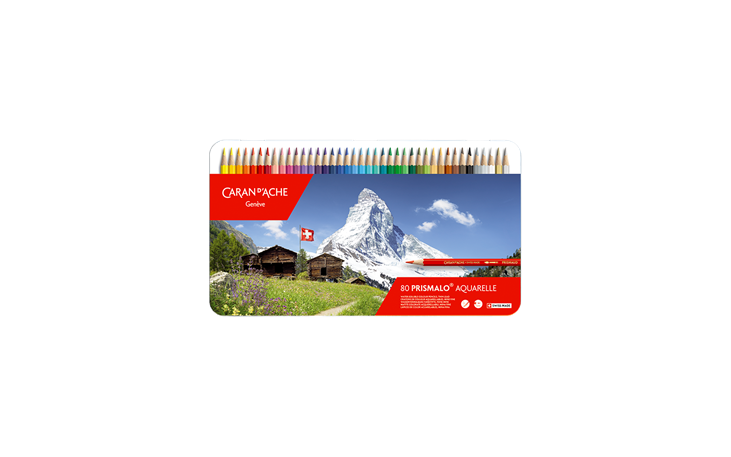 プリズマロアクアレル – 80色セット 1931から続く、豊かな色彩と感動の