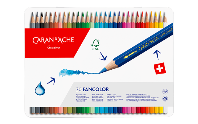 Etui 30 Farben FANCOLOR