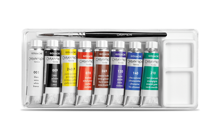 Talens Art Creation Gouache Set 8 Colori X 12 Ml - Colori A Guazzo Per Adulti E Artisti