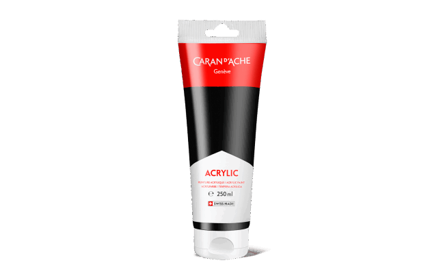 Tube 250 ml Acrylic Schwarz