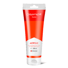 Tube 250 ml Acrylic Vermilion