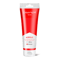 Tube 250 ml Acrylic Scarlet