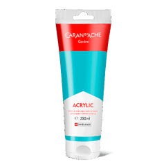 Tube 250 ml Acrylic Turquoise Blue