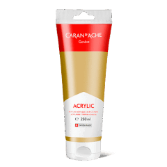 Tube 250 ml Acrylic Gold