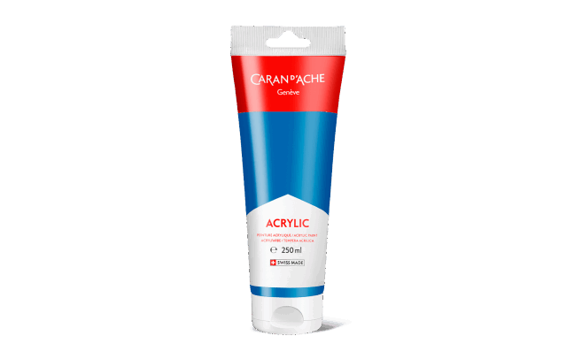 Tube 250 ml Acrylic Cyan