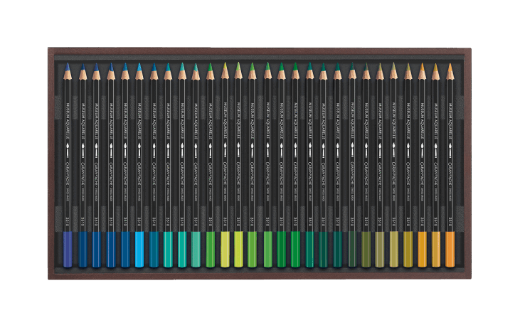 ギフトボックス - ミュージアムアクアレル ウッドボックス全色セット