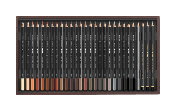 ギフトボックス - ミュージアムアクアレル ウッドボックス全色セット