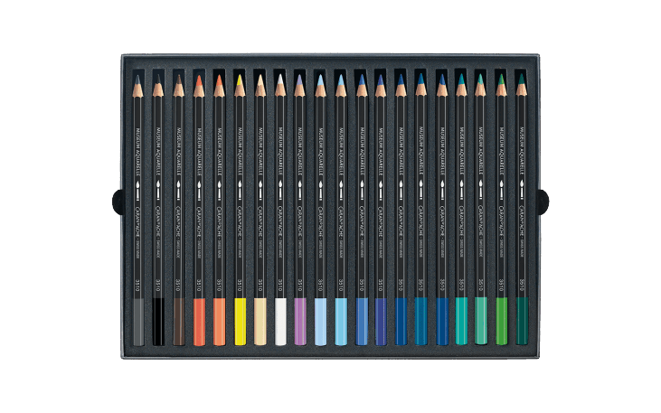 カランダッシュ ミュージアムアクアレル 水溶性色鉛筆 マリン 20色セット ミュージアムアクアレル 水溶性色鉛筆 マリン 20色セット ミュージアム