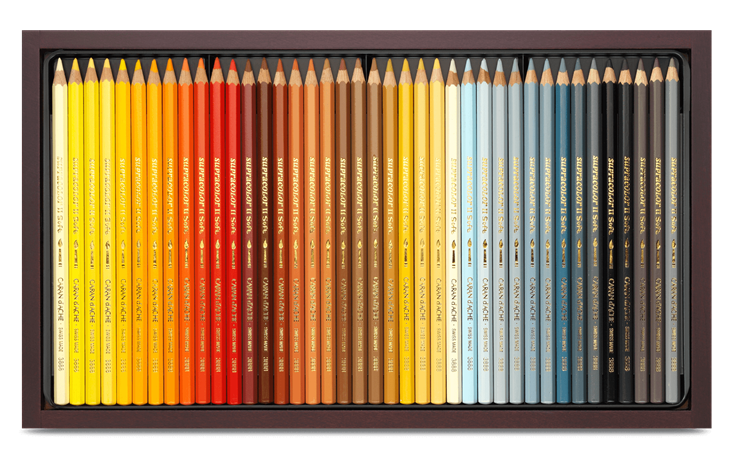 Wooden Box of 120 Colours SUPRACOLOR™ Aquarelle | Caran d'Ache CH