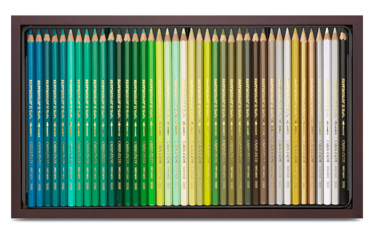 Wooden Box of 120 Colours SUPRACOLOR™ Aquarelle | Caran d'Ache US