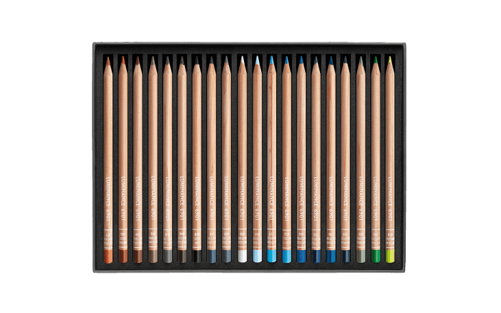 ルミナンス6901 油性色鉛筆 40色セット プロのニーズに応える優れた