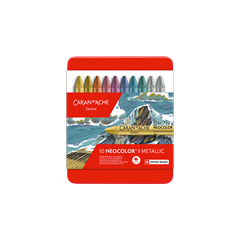 Boîte 10 Pastels Couleurs Métalliques NEOCOLOR™ I