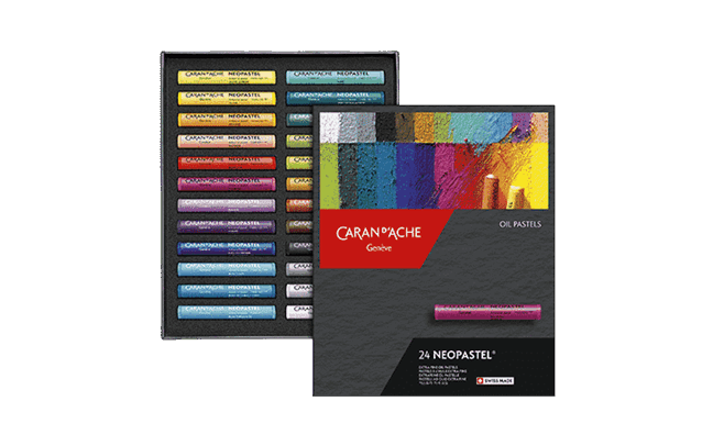 CARAN D'ACHE NEOPASTEL 24色セット Box of 24 NEOPASTEL™ Pastels | Caran d'Ache BE