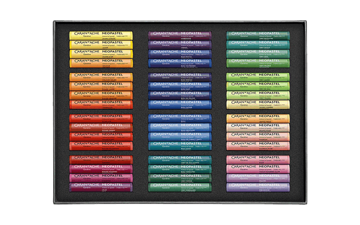 ネオパステル – 96色セット 鮮やかな顔料から生まれる鮮やかな色合い