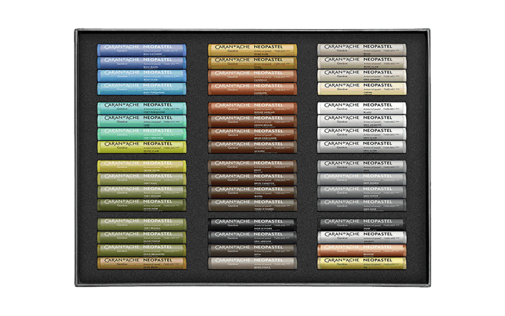 CARAN D'ACHE 96 NEOPASTEL オイルパステル Box of 96 NEOPASTEL™ Pastels | Caran d'Ache CH