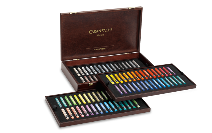 CARAN D'ACHE 96 NEOPASTEL オイルパステル Caran d'Ache Neopastel Oil Pastel Crayons 96 set – UNFADE