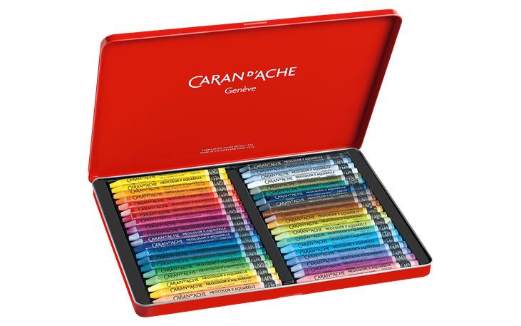 ネオカラー™II 水溶性パステル – 40色セット 創造性が無限に広がる