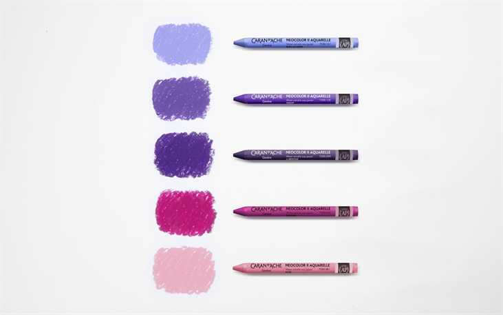 ネオカラー™II 水溶性パステル – 40色セット 創造性が無限に広がる