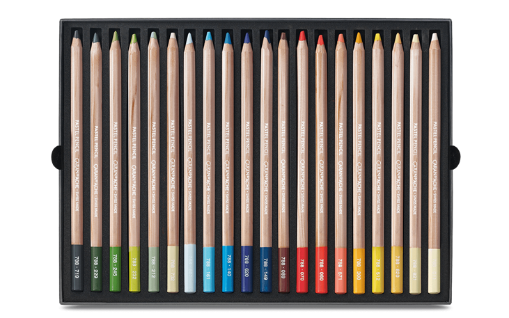 パステルペンシル 40色セット テクニックが広がるなめらかなパウダー