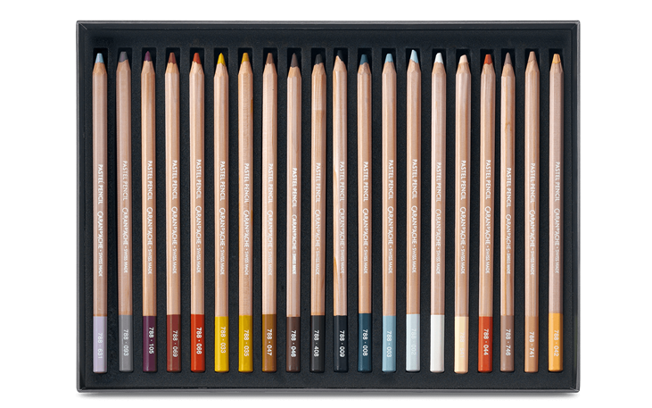 Box of 40 Colours PASTEL PENCILS | Caran d'Ache US