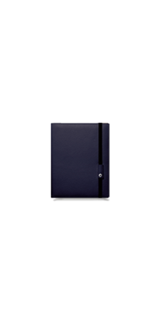 LÉMAN BLUE NIGHT leather notebook A5